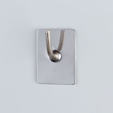 Percha de Acero Inox. Adhesiva - REF. 200