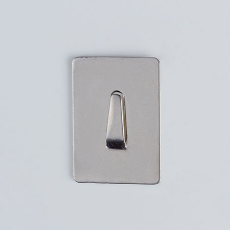 Percha de Acero Inox. Adhesiva - REF. 203