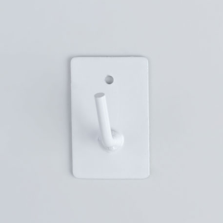 Percha de Acero Lacado Adhesiva - REF. 207