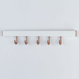 Percha Riel de Cocina 5 Ganchos. REF. 240-M