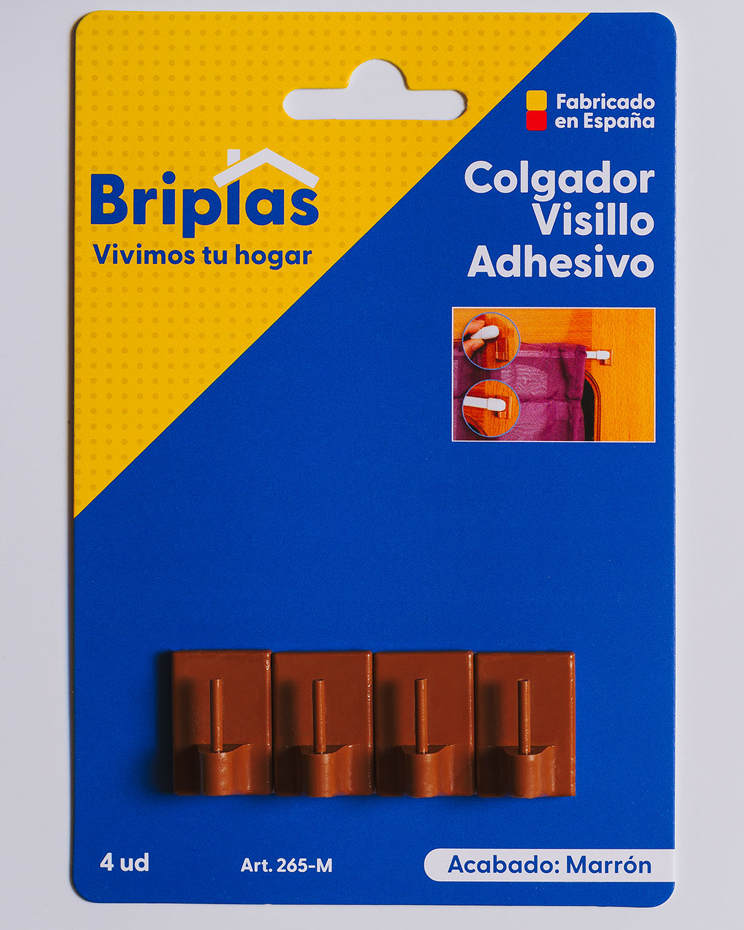 Colgador de Visillo Adhesivo. REF. 265-M - Imagen 2